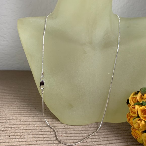 NEW 18" Real Solid Silver (not plated) Diamond Cut Snake Chain - Picture 4 of 7